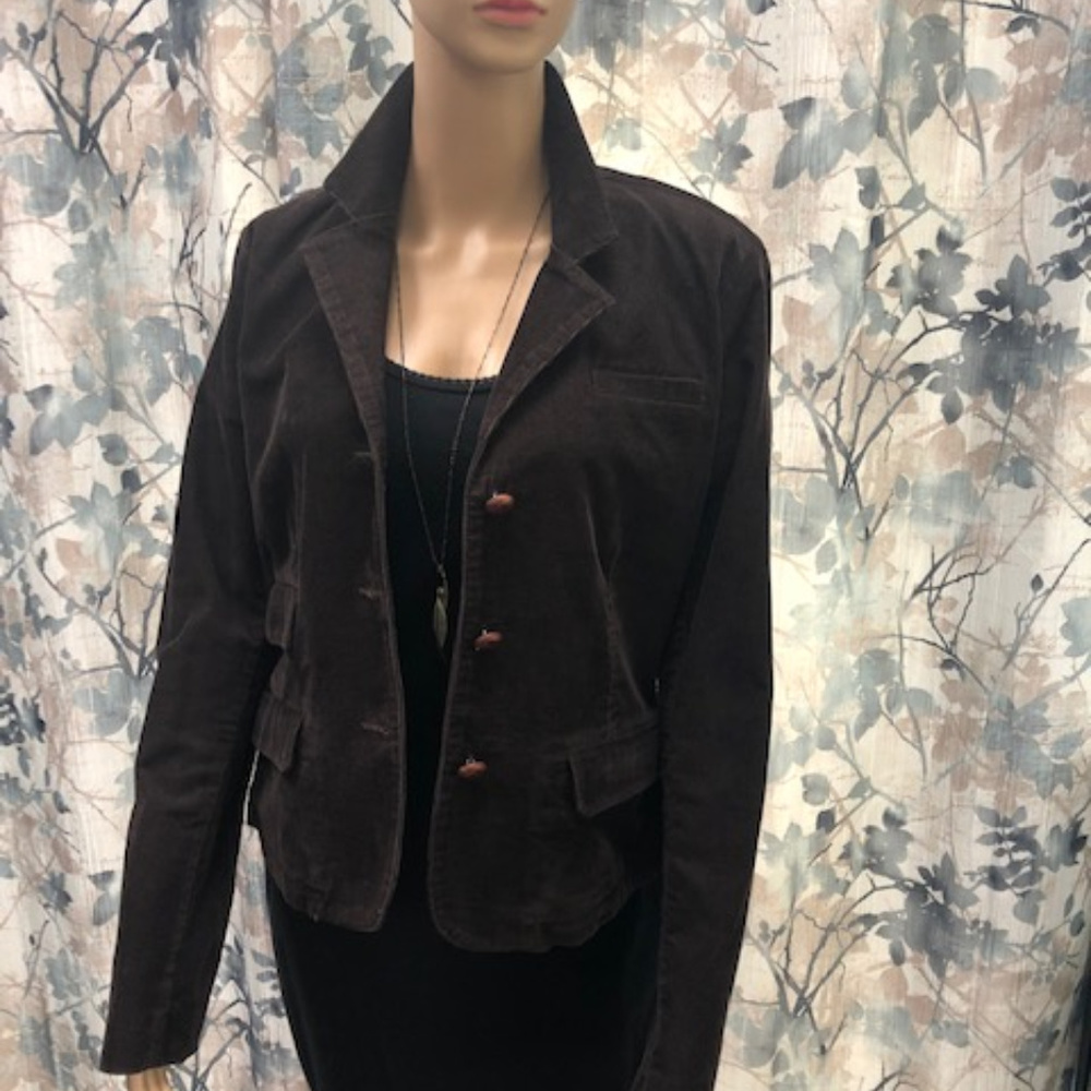 Polo Jeans Co. cropped corduroy blazer